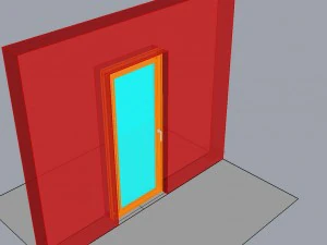 wooden windows for viz 3D Model