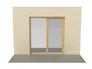 wooden windows for viz 3D Model