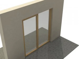 wooden windows for viz 3D Model