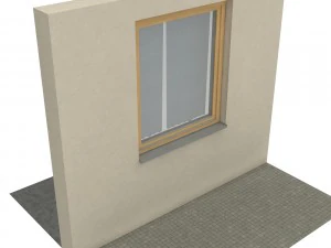 wooden windows for viz 3D Model