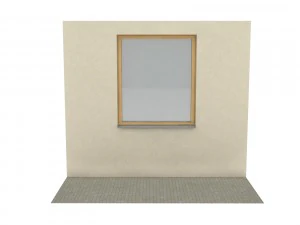 wooden windows for viz 3D Model