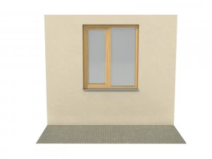 wooden windows for viz 3D Model