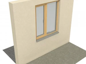 wooden windows for viz 3D Model