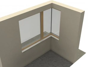 wooden windows for viz 3D Model