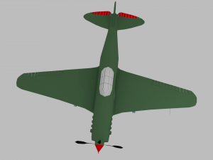 yak-9t tank 3D मॉडल