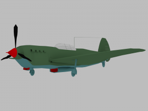 yak-9t tank 3D Модель