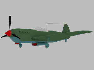 yak-9t tank 3D Model