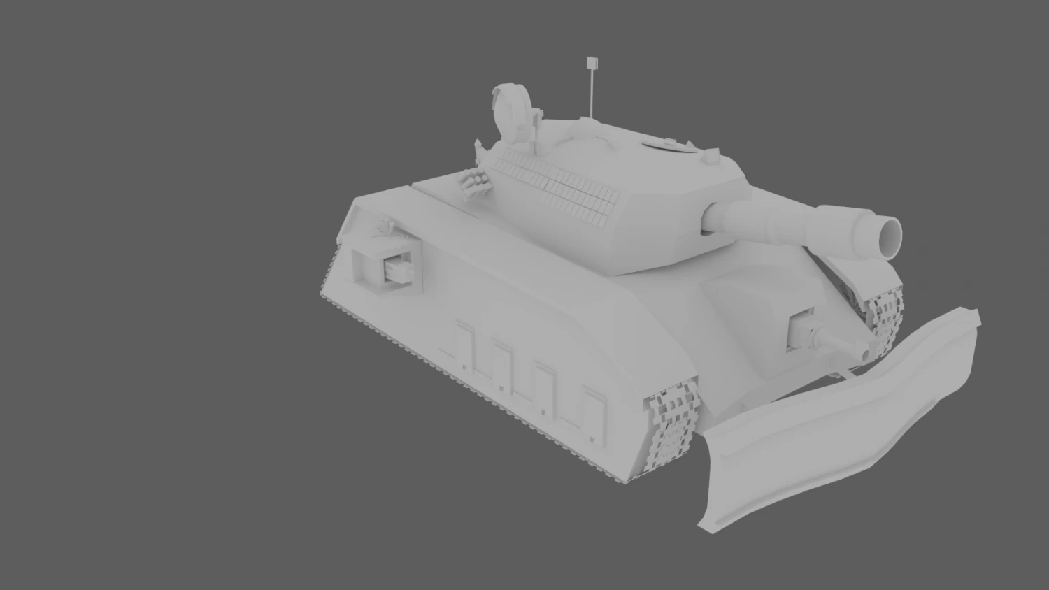 futuristic tank 3D Model .c4d .max .obj .3ds .fbx .stl .blend 