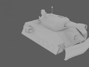 futuristic tank 3D Модель
