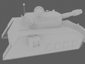 futuristic tank 3D Modell