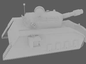 futuristic tank 3D Model