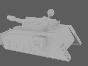 futuristic tank 3D Model