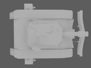 futuristic tank 3D Model