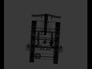 futuristic tank 3D Model