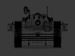 futuristic tank 3D Modell