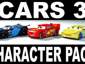 arabalar 3 karakter paketi yüksek kalite 3D Model