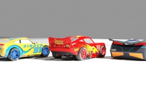 cars 3 character pack high qualiy 3D 模型