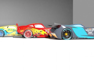 cars 3 character pack high qualiy 3D 模型