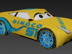 cars 3 character pack high qualiy 3D 模型