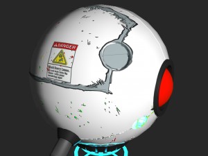 sci fi high quality drone Modelo 3D