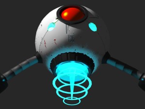 sci fi high quality drone Modelo 3D