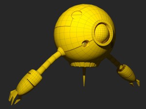 sci fi high quality drone Modelo 3D
