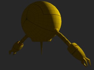 sci fi high quality drone Modelo 3D