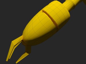 sci fi high quality drone Modelo 3D