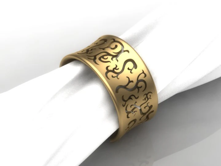 jewelry ring 3D Model .c4d .max .obj .3ds .fbx .stl .blend 