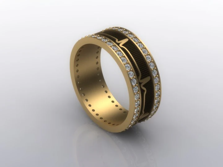 jewelry ring 3D Model .c4d .max .obj .3ds .fbx .stl .blend 