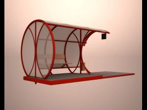 bus stop 3D Model