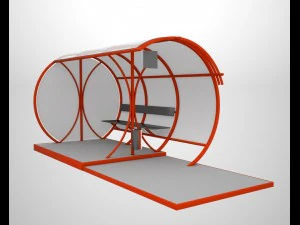 bus stop 3D Model