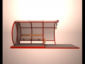 bus stop 3D Model