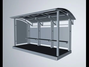 bus stop 3D Model