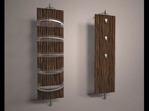 the swivel mirror with shelves 3D Model