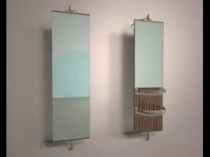 the swivel mirror with shelves 3D Model