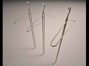 hangers for clothes 3D मॉडल
