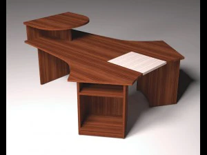 B&uuml;rotisch 3D Modell