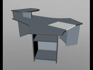table de bureau Modèle 3D