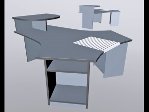 office table 3Dモデル