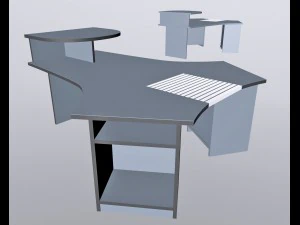 table de bureau Modèle 3D