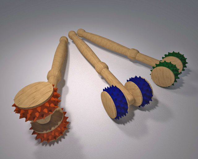 massager 3D Model .c4d .max .obj .3ds .fbx .stl .blend 