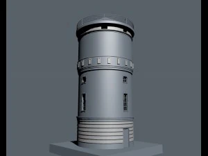 the old water tower 3D Model