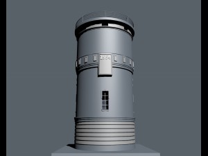 the old water tower Modello 3D