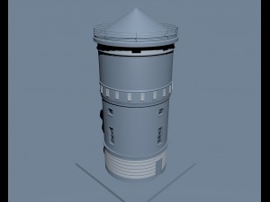 the old water tower Modello 3D