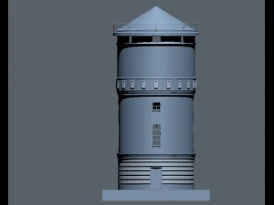 the old water tower 3D Model