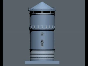 the old water tower 3D Model