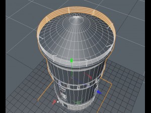 the old water tower Modello 3D