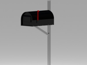 american mailcase 3D Модель