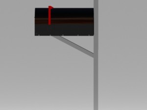 american mailcase 3D Модель